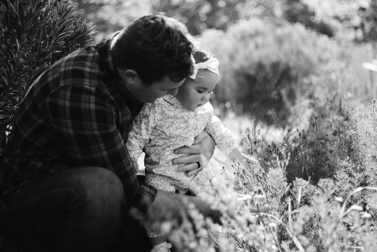 A father sharing a quiet moment with his baby